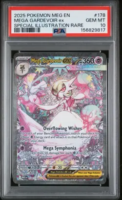 PSA 10 Mega Gardevoir Ex Pokemon Meg En-Mega Evolution 178 - Image 1