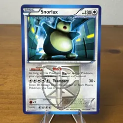 Snorlax 101/135 Black & White Plasma Storm - Non Holo Rare Pokemon Team Plasma - Image 1