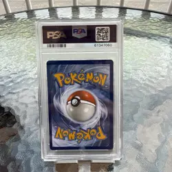2016 Pokemon XY Evolutions Brock's Grit Full Art #107 PSA 9 - Image 2
