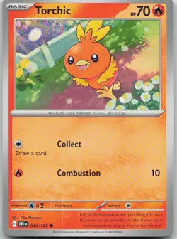 Torchic 040/182 Common Destined Rivals Pokemon Near Mint - Image 1