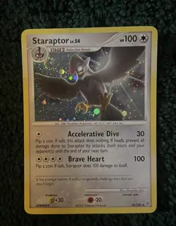 Staraptor 16/130 Holo Rare Pokemon TCG Diamond and Pearl - Image 1