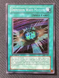 Yugioh Diffusion Wave-Motion 1st Edition Secret Rare MFC-107 LP - Image 1