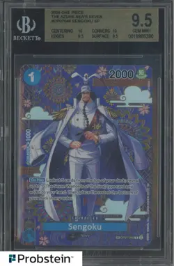 2026 One Piece The Azure Sea's Seven Sengoku OP07-046 SP BGS 9.5 GEM MINT - Image 1
