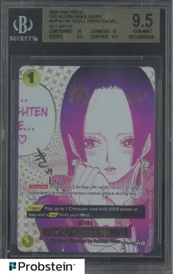 2026 One Piece The Azure Sea's Seven You'll Frighten Me.. Alt Art R BGS 9.5 - Image 1