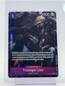 TRAFALGAR LAW 2024 ONE PIECE EMPERORS IN NEW WORLD RARE ALT ART OP09-069 A Q7107 - Image 1