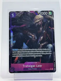 TRAFALGAR LAW 2024 ONE PIECE EMPERORS IN NEW WORLD RARE ALT ART OP09-069 Q7107 - Image 1