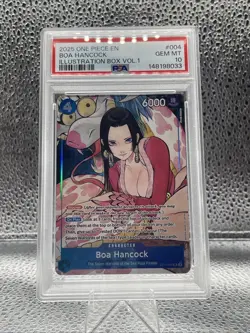 One Piece Boa Hancock Illustration Box Vol.1 Promo St17-004 Psa 10 - Image 1
