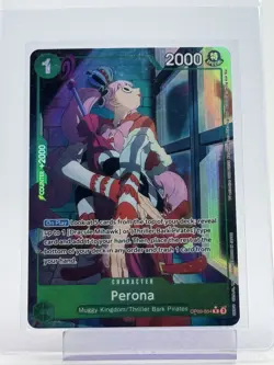 PERONA 2024 ONE PIECE EMPERORS IN THE NEW WORLD RARE ALT ART OP09-034 A Q7107 - Image 1