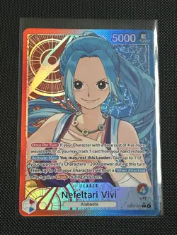 One Piece English - Nefeltari Vivi - Alt Art - EB03-001 Leader - Image 1