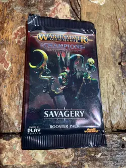 warhammer age of sigmar savagery booster packs x20 SEALED games workshop cards - Image 1