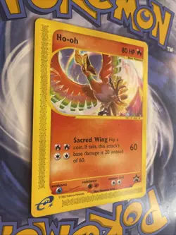 Ho-oh 52/53 Black Star Promo WOTC Pokemon Card NM - Image 2