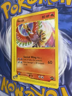 Ho-oh 52/53 Black Star Promo WOTC Pokemon Card NM - Image 3