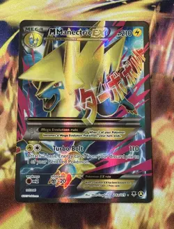 Pokemon Mega Manectric EX 24a/119 Full Art Promo Holo Card NM-LP - Image 1