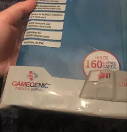 Gamegenic Casual Album Binder Stores 160 Cards Side loading 8-Pocket Blue NEW - Image 4