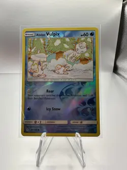 NM Alolan Vulpix 30/156 Ultra Prism Reverse Holo Pokemon Card - Image 1