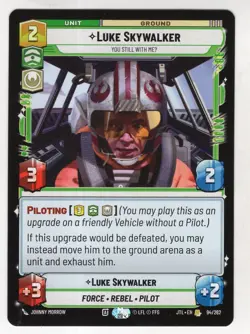 Star Wars Unlimited JTL Card #94 Luke Skywalker - Image 1