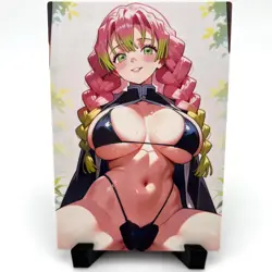 Demon Slayer Mitsuri Kanroji Sexy Anime Waifu Girl Doujin Goddess Story Art Card - Image 1