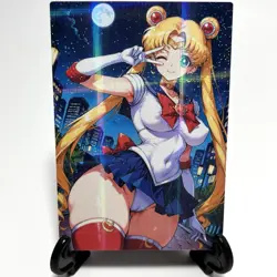 Sailor Moon Sexy Hot Anime Waifu Girl Doujin Lewd Goddess Story Holo Art Card - Image 2