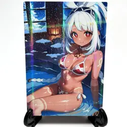 Genshin Impact Mualani Sexy Bikini Anime Waifu Girl Lewd Goddess Story Art Card - Image 1
