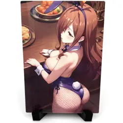 KonoSuba Wiz Sexy Hot Anime Waifu Bunny Girl Doujin Lewd Goddess Story Art Card - Image 1