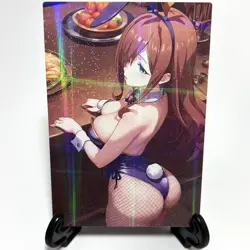 KonoSuba Wiz Sexy Hot Anime Waifu Bunny Girl Doujin Lewd Goddess Story Art Card - Image 2