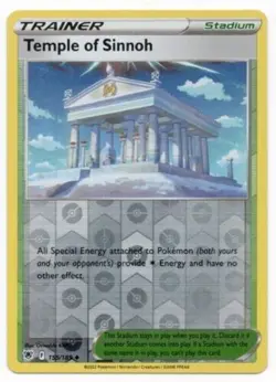 Temple of Sinnoh Reverse Holo 155/189 Astral Radiance Pokemon Card - NM - Image 1