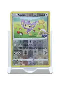 Aipom 056/078 Reverse Holo Pokemon GO Pokemon TCG Card - Image 1