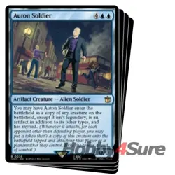 Auton Soldier X4 M/NM Magic: The Gathering MTG Universes Beyond: Doctor Who - Image 1