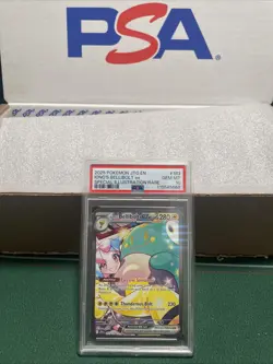 Pokemon TCG Ionos Bellibolt EX #183/159 Journey Together SIR, PSA 10 Gem Mint. - Image 1