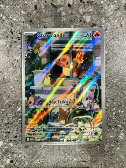 Pokemon TCG Charmander SVP044 Illustration Rare Black Star Promo Holo SEALED - Image 1