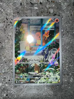 Pokemon TCG Charmander SVP044 Illustration Rare Black Star Promo Holo SEALED - Image 3