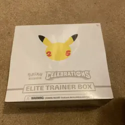 NEW SEALED POKEMON CELEBRATIONS ELITE TRAINER BOX ETB 25TH ANNIVERSARY - Image 1