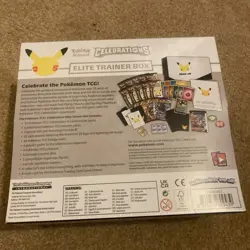 NEW SEALED POKEMON CELEBRATIONS ELITE TRAINER BOX ETB 25TH ANNIVERSARY - Image 3