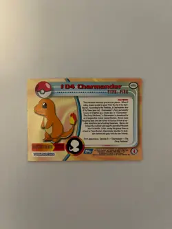 Pokemon Topps #04 Charmander NM - Image 2