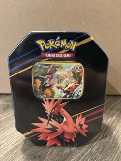 Pokemon TCG: Crown Zenith Galarian Zapdos Tin - Image 1