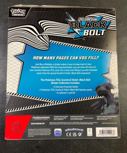 Pokemon TCG Scarlet & Violet Black Bolt Binder Collection Box - Image 2