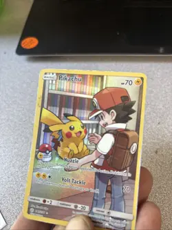 PIKACHU 2019 POKEMON SUN & MOON COSMIC ECLIPSE SECRET RARE C 241/236 Q5276 - Image 3