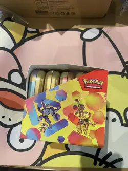 Pokemon Scarlet and Violet 151 Mini Tin Display TCG (10 Sealed Tins in display) - Image 4