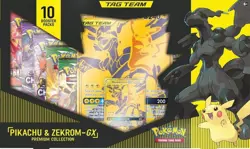 Pokemon Pikachu and Zekrom GX Premium Collection NEW SEALED - Image 1