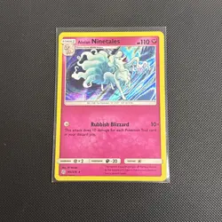 Alolan Ninetales 145/236 Reverse Holo Rare Cosmic Eclipse Pokemon - Image 1