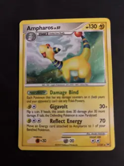Pokemon TCG Ampharos Holo Rare Lv 57 1/127 Diamond & Pearl - Image 1
