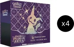 Pokemon Paldean Fates Pokemon Center Elite Trainer Box Sealed Case NEW SEALED - Image 1