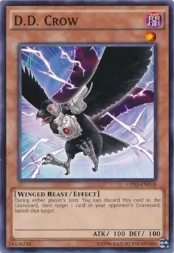 D.D. Crow - OP03-EN018 - Common - Unlimited Edition - Moderately Played - Image 1