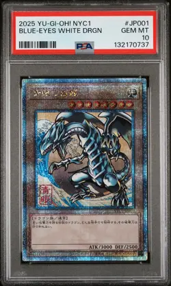 2025 #JP001 BLUE-EYES WHITE DRAGON PSA 10 - Image 1