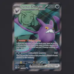 Team Rocket's Crobat Ex 217/182 Destined Rivals Full Art Pokemon TCG NM+ 🔥 - Image 1