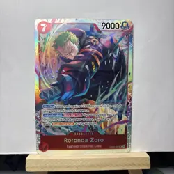 Bandai One Piece Card Game Roronoa Zoro EB04-007 SR Alt Art Holo 9000 - Image 1