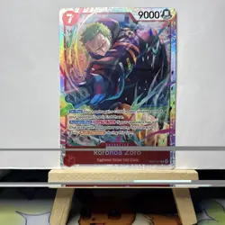 Bandai One Piece Card Game Roronoa Zoro EB04-007 SR Alt Art Holo 9000 - Image 2