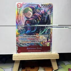 Bandai One Piece Card Game Roronoa Zoro EB04-007 SR Alt Art Holo 9000 - Image 3