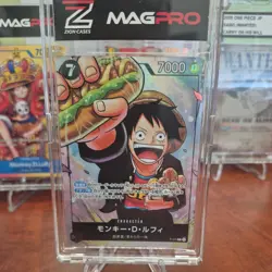 Monkey D. Luffy P-075 Promo Saikyo Jump Japanese One Piece Card Game TCG NM PR - Image 3