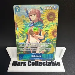 One Piece TCG Royal Blood OP-10 - Rebecca SR Alt Art Parallel OP10-058 NM! - Image 1